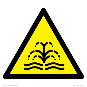 W516 Warning: fountain/water plume